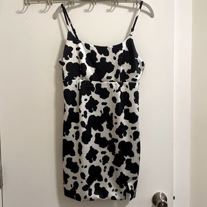 S Target cow print dress